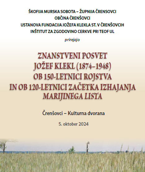 Znanstveni posvet_Jožef Klekl